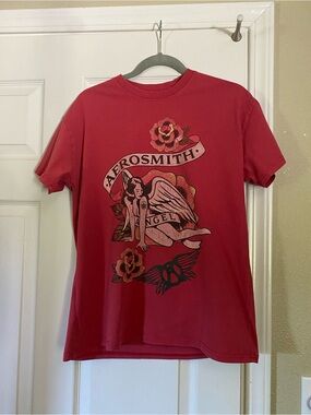 Forever 21 Red Aerosmith Graphic Tee